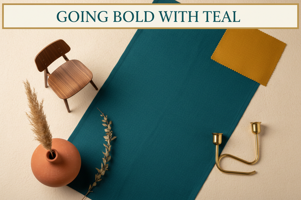 Going Bold: How to Use Teal in a Mid-Century Modern Interior
