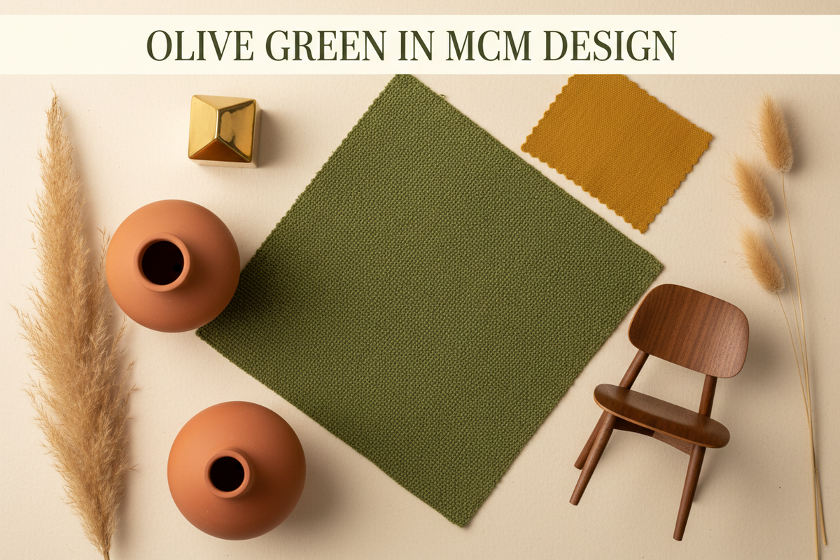 Olive Green: The Underrated Star of Mid-Century Modern Palettes