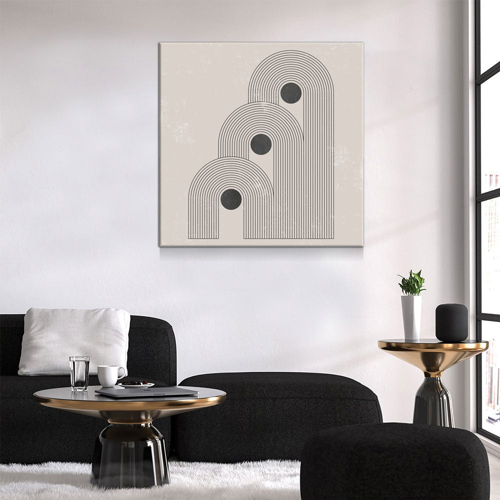 Orbit Arches Canvas Art