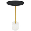 Turner Marble-Base Drink Table