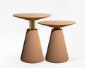 Sculptural Microcement Side Tables