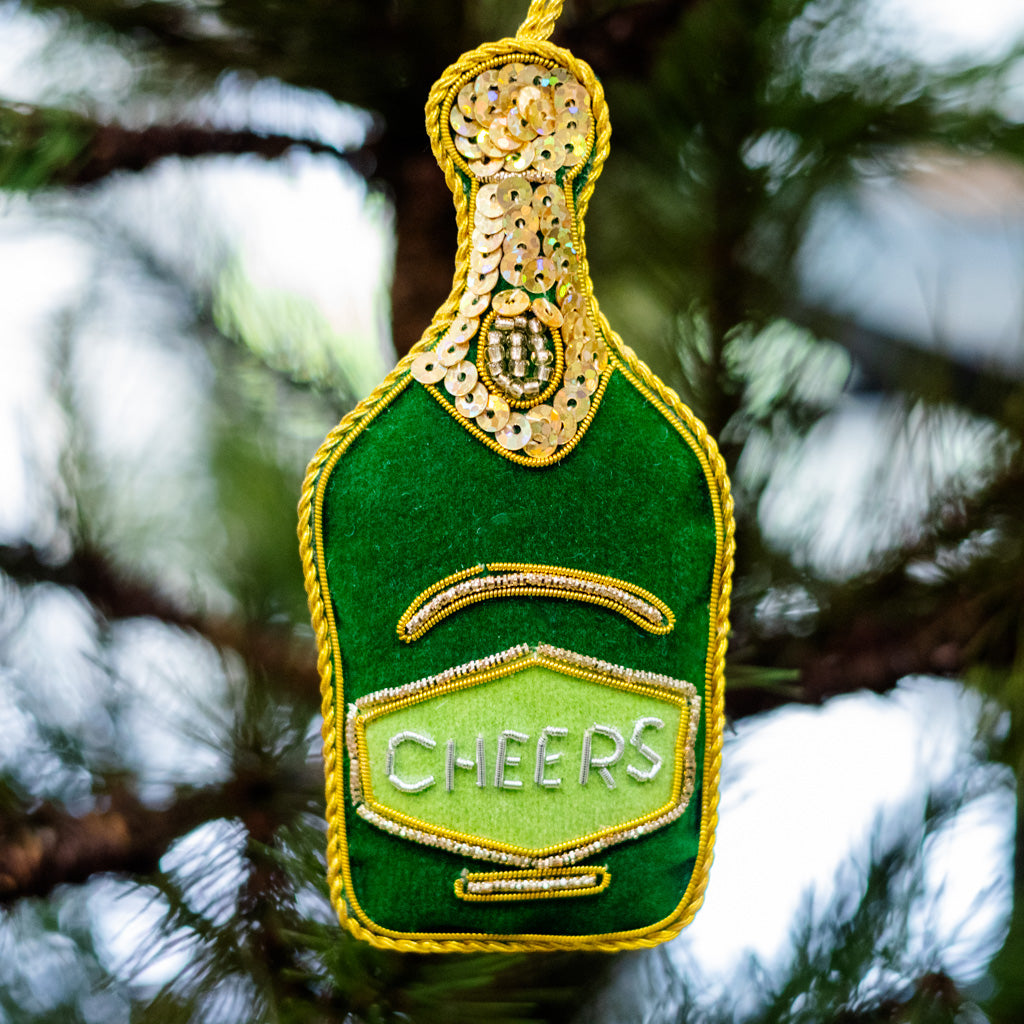 Cheers Champagne Ornament