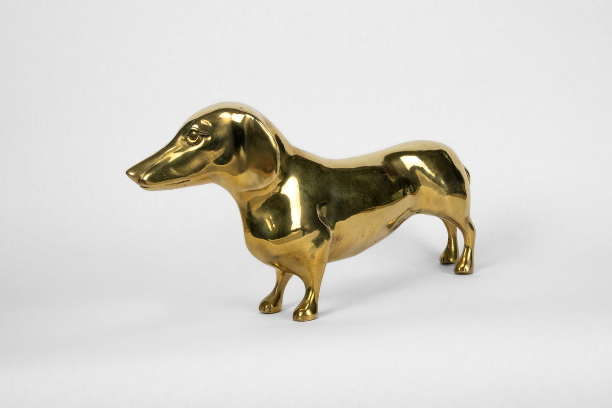 Miss Frankie | Brass Dachshund Sculpture