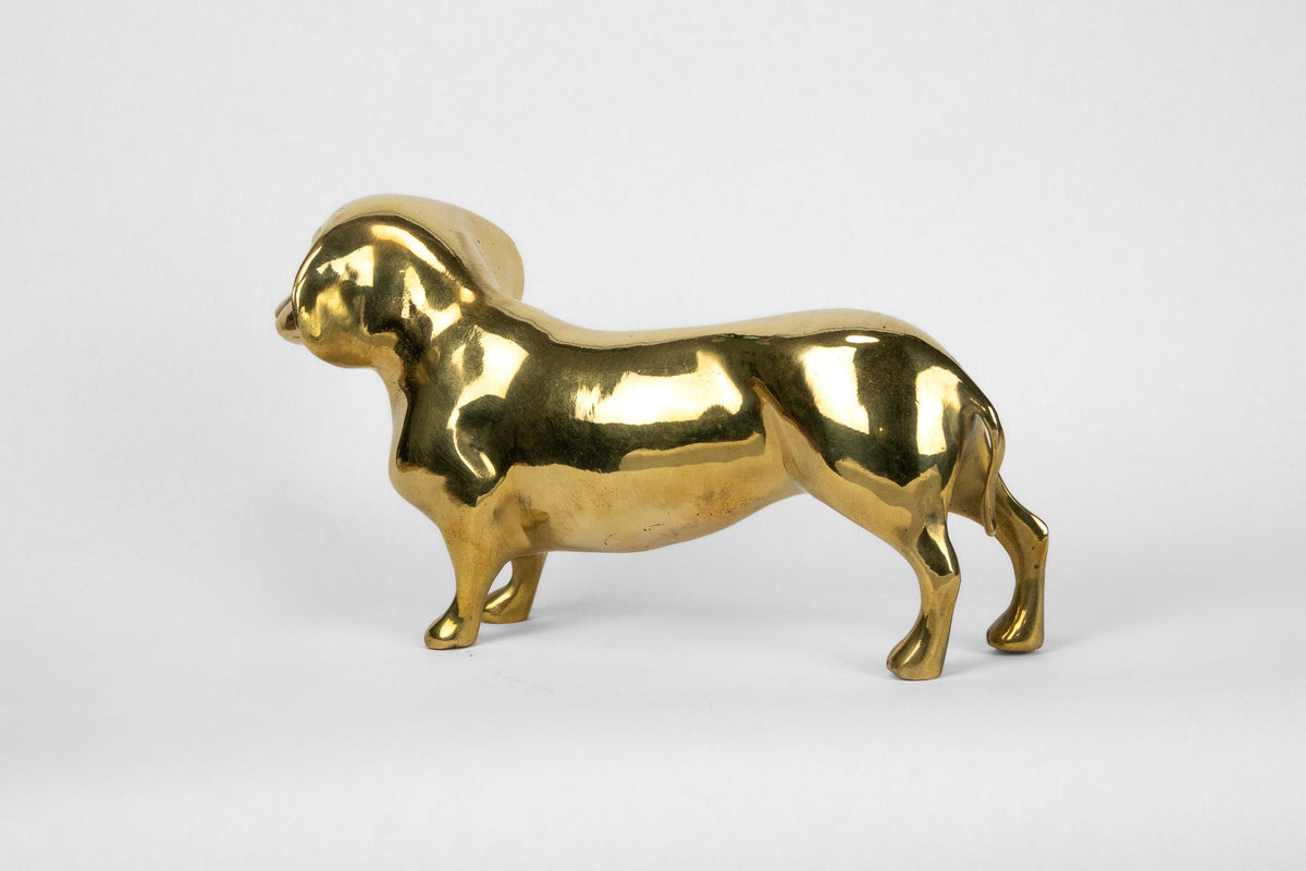 Miss Frankie | Brass Dachshund Sculpture