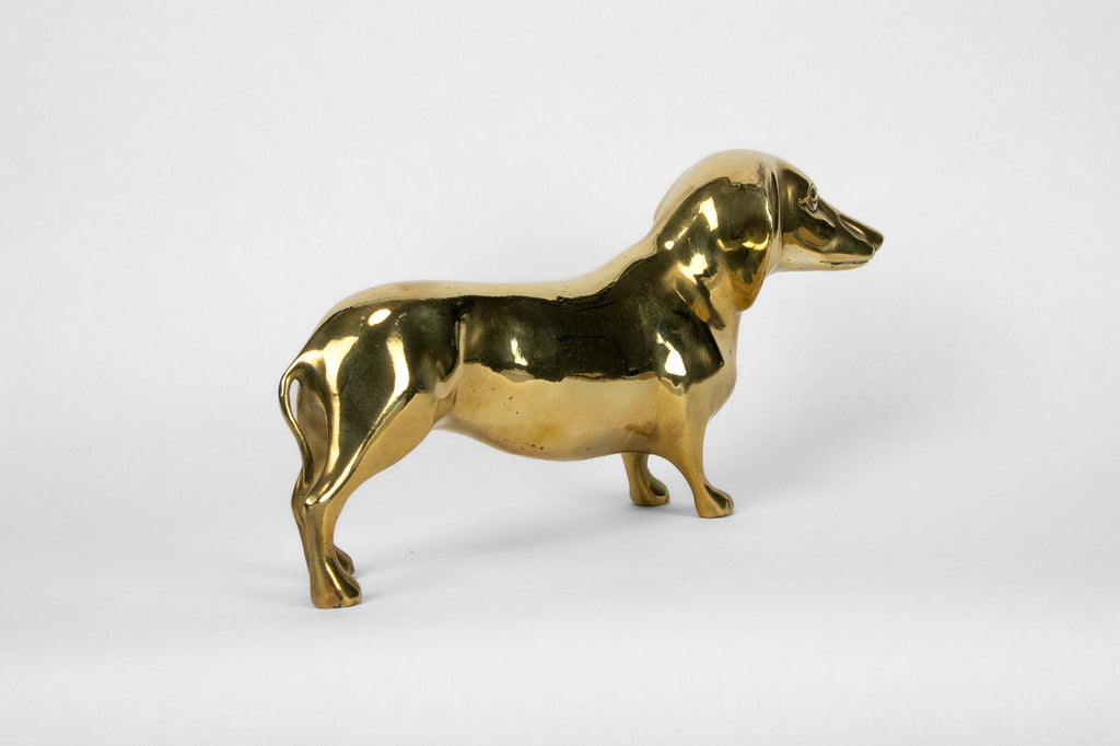 Miss Frankie | Brass Dachshund Sculpture