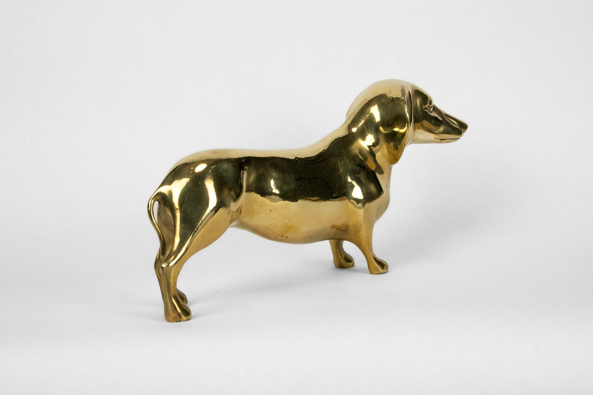 Miss Frankie | Brass Dachshund Sculpture