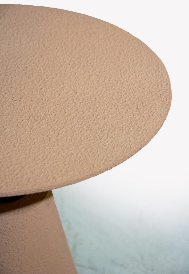 Sculptural Microcement Side Tables