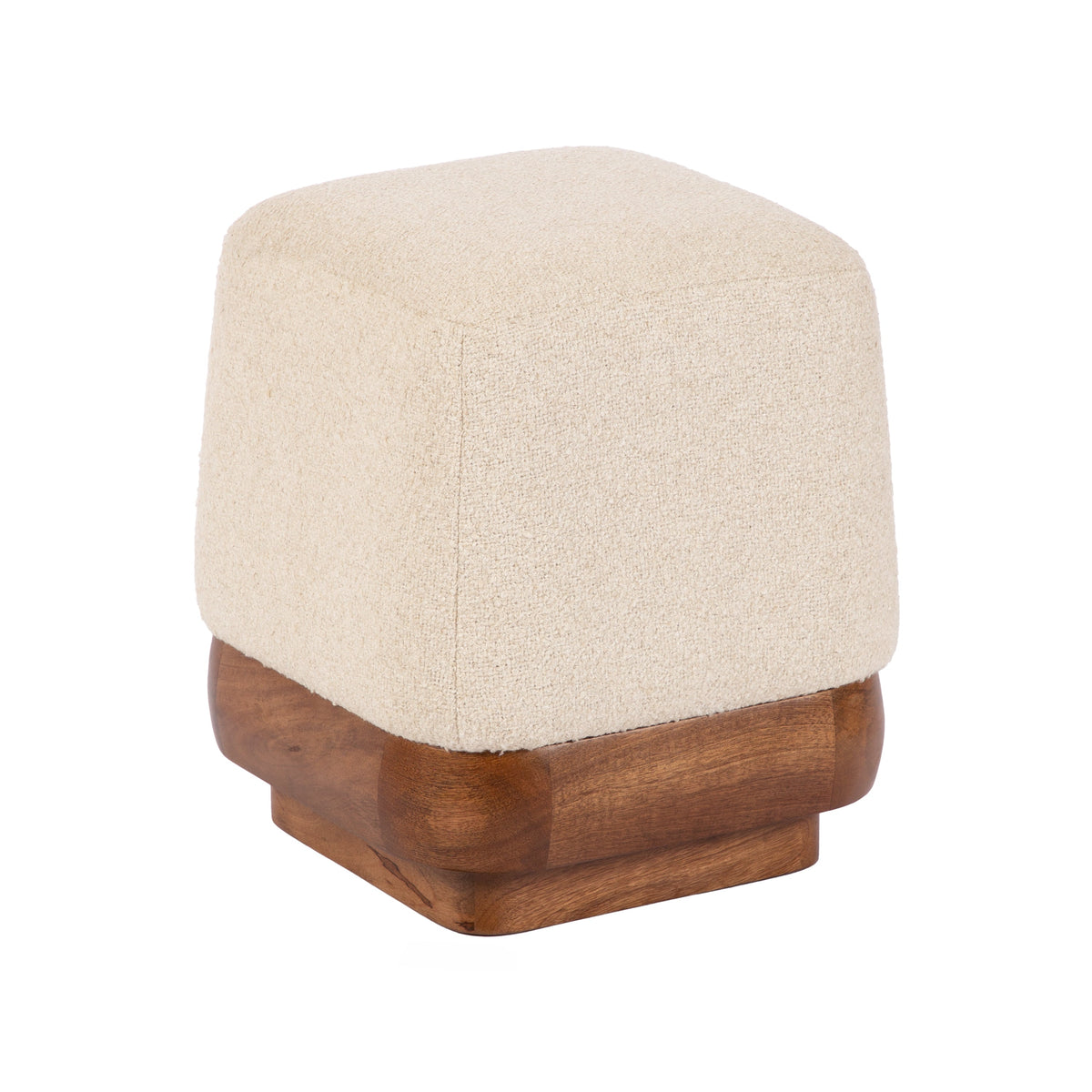 Tova Bouclé Ottoman