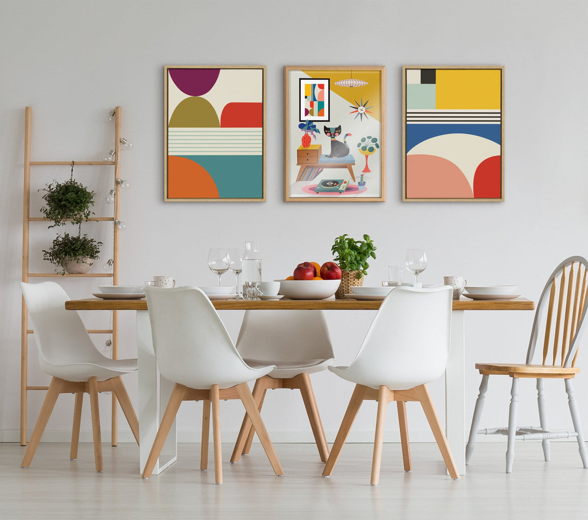 “Record Player” Framed Art by Rachel Lee