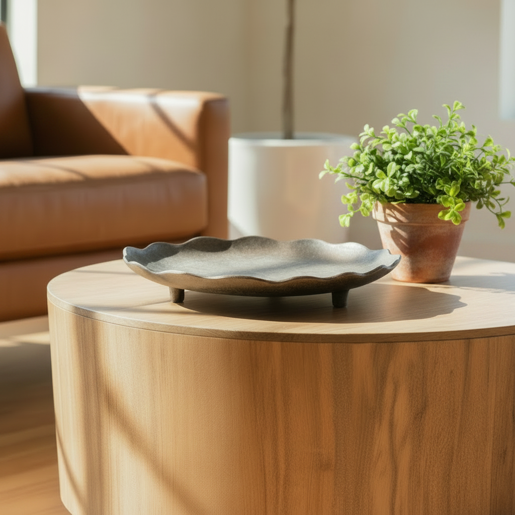Marlow Tray with Green Plant