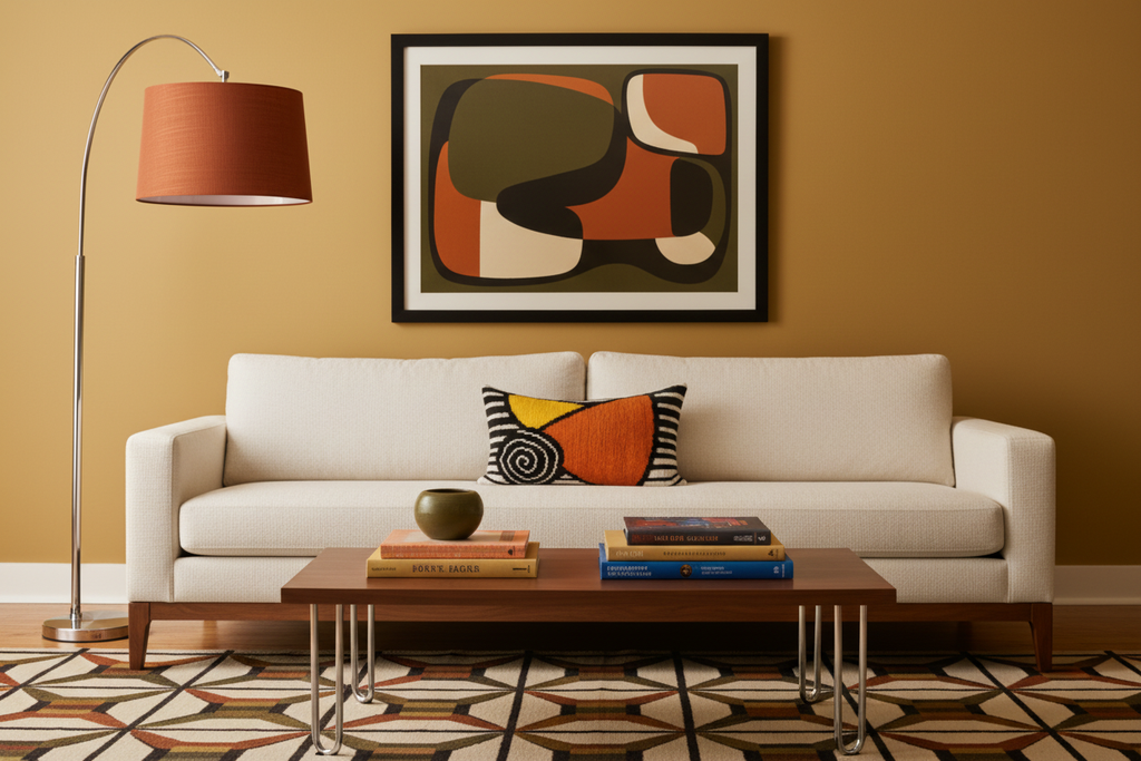 New MCM living room from product reference