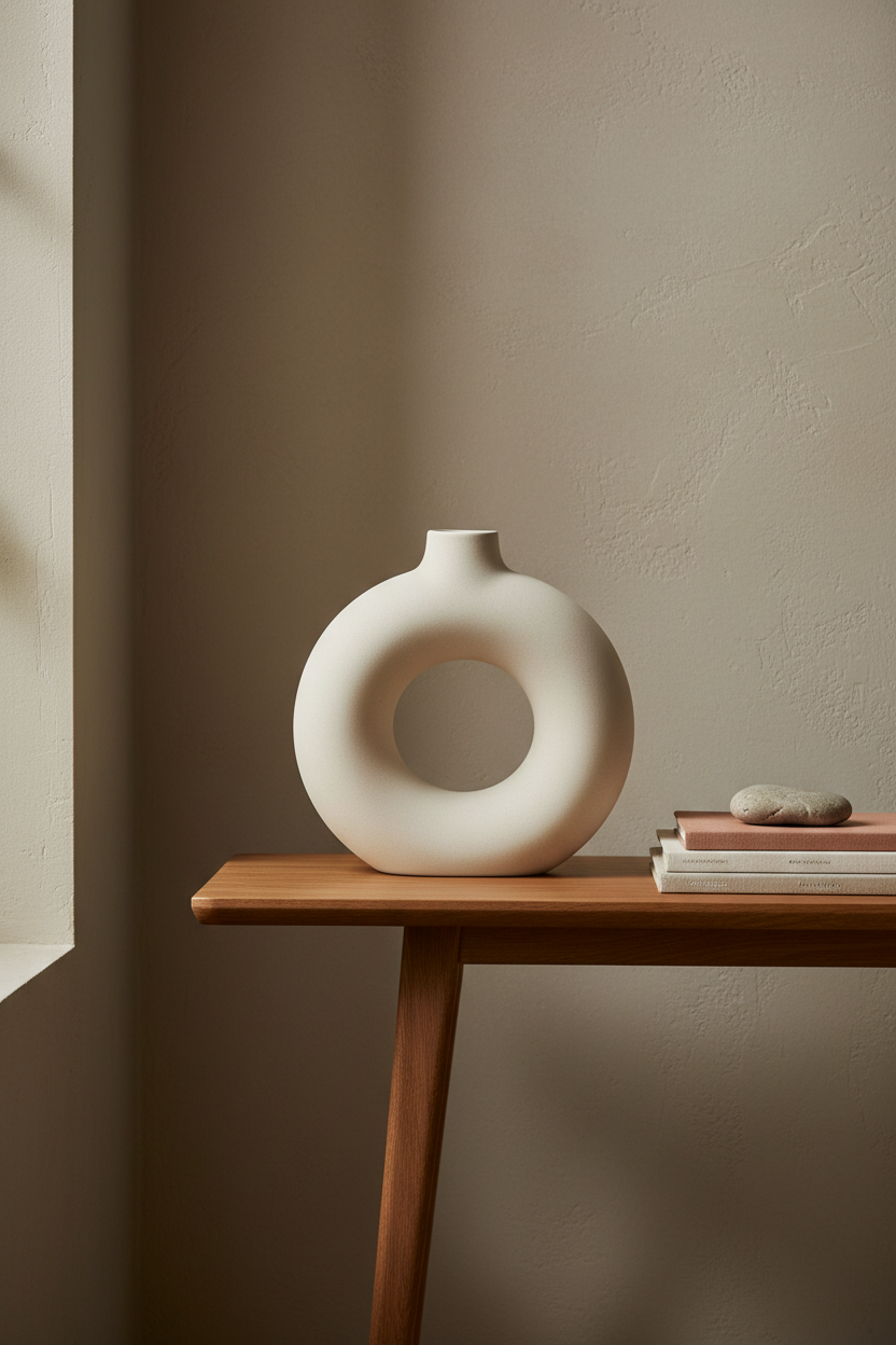 Polo Open-Form Vase Lifestyle