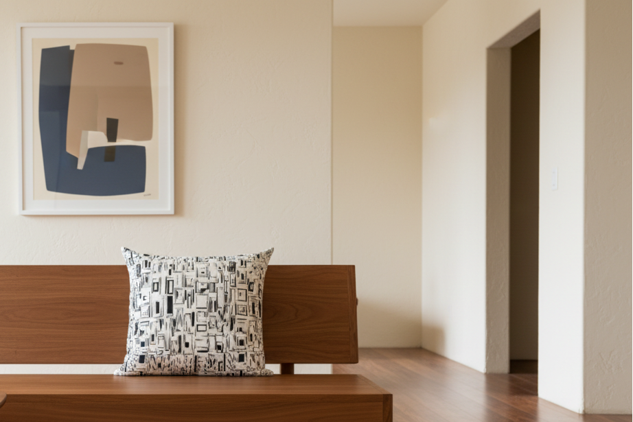 Rubicon pillow MCM lifestyle image