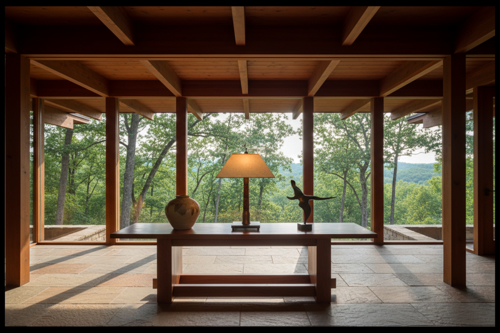 The Breeze Lamp Frank Lloyd Wright Entryway
