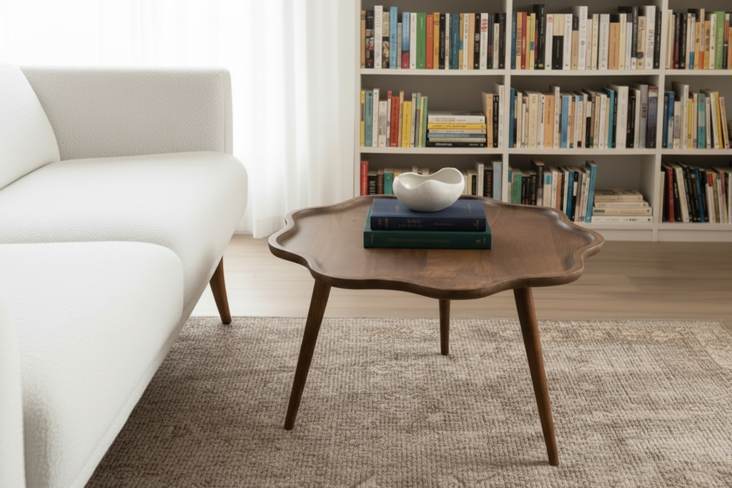 The Cleo Coffee Table - Books and Bowl
