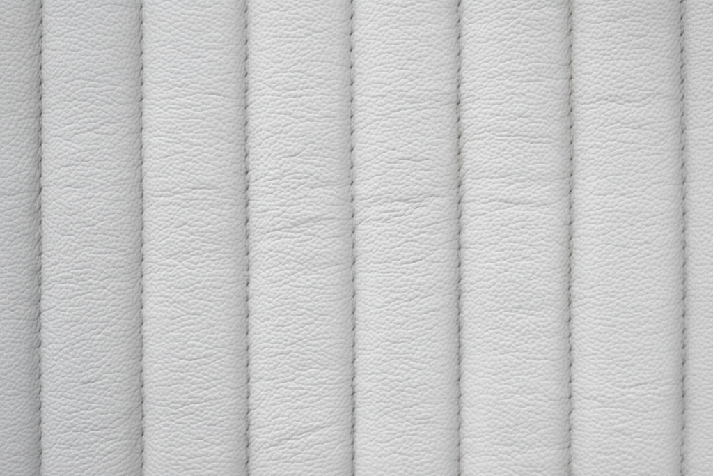 The Sloane - White Leather Detail