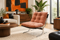 Valencia Lounge Chair in Sunlit Penthouse Contrast